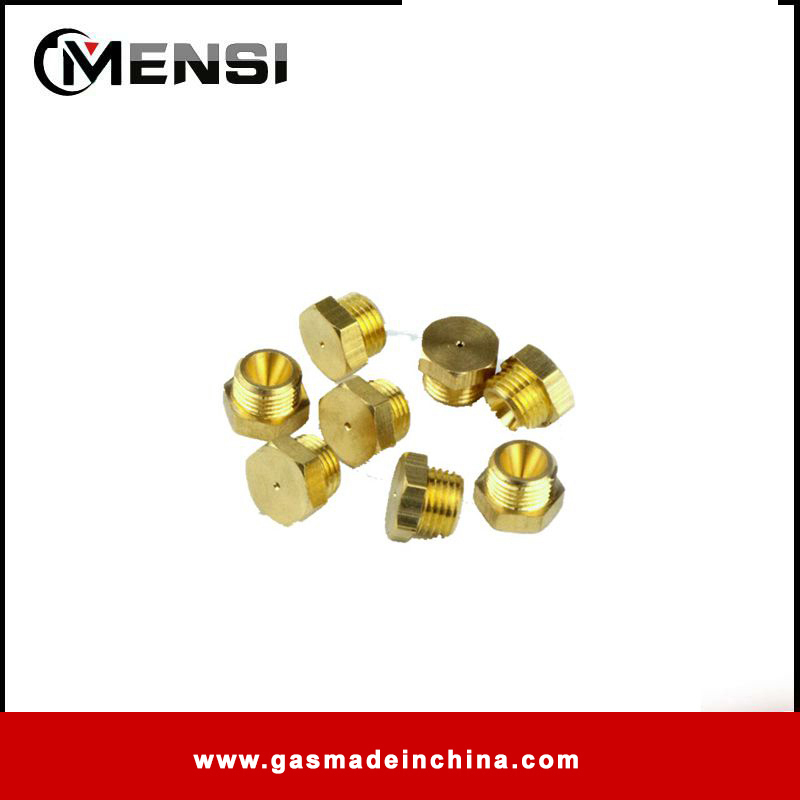 M8X1 Nuts with 0.75mm lpg nozzle for gas appliance